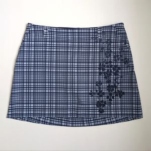 Nike Golf Plaid Floral Skort